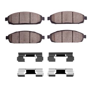 Jeep Commander Brake Pads - Front - R1 Concepts - R1 Ceramic - `05-`10